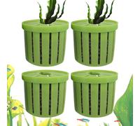 Fish Tank Plant Holder | Hydroponic Fish Tank Planter | Porous Stable Small Planting Basket for Landscape Decoration Window Shelf Pond Wall Garden