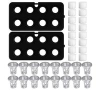 Fish Tank Plant Holder,Suction Cup Hydroponic Flower Pot - With Sponge, Multifunctional Stand Fish Tank Decoration for Planting Hydroponic Cultivation