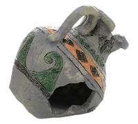 Fish Tank Resin Ornament, Ancient Style Fish, Aquarium Simulation Vase, 5.1 X 4.5 X 4.7 In, 13 X 11.5 X 12 Cm, Safe And Firm For Fish And Shrimp