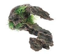 Fish Tank Rockery Betta Fish Tank Aquarium Castle Axolotl Tank Accessories Other Fish and Aquarium Supplies Betta Log Large Fish Tank Decorations Aquarium Mountain Rocks Cave Resin