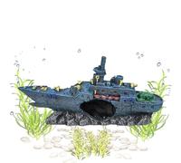 Fish Tank Ship Decor Sunken Ship Ornament, Decorations