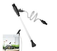 Fish Tank Siphoner - Manual Siphon Water Changer, Convenient Aquarium Cleaning Accessory, Easy Water Transfer Tool | For Reptile Shrimp Betta Home Office Apartment Everyday Care