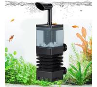 Fish Tank Skimmer,Anti-Clog Efficient Oxygenation Oil Removal - Marine Aquariums Internal Filter - for Adults Lovers Friends Women Men
