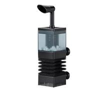 Fish Tank Skimmer Compact Anti-Clog Improves Oxygenation Oil Removal