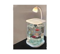 fish tank Small Fish Tank Aquarium Betta Shrimp Glass Tank for Home Desktop Office Pet Fish Starter (Rectangular,Square) fish aquarium