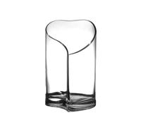 Fish Tank Small Glass Goldfish Aquarium Desktop Mini Creative Heart Fish Tank, 12.5cm X 22