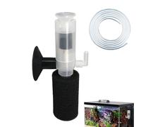 Fish Tank Sponge Filter,Reverse Airlift Anti Adsorption,Mini Sponge Filter - for Breeding Fry Betta Shrimp Absorb Excrement Decompose Waste