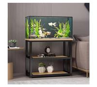 Fish Tank Stand, 5 10 20 Gallon Fish Tank Stand Breeder Tank Stands Holder, Black White Heavy Duty 2 Layer Reptile Tank Table For Home Office Living Room, 70cm Tall (Color : #4, Size : (LxWx