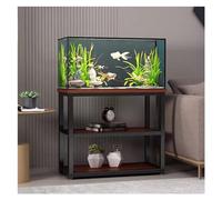 Fish Tank Stand, 5 10 20 Gallon Fish Tank Stand Breeder Tank Stands Holder, Black White Heavy Duty 2 Layer Reptile Tank Table For Home Office Living Room, 70cm Tall (Color : #3, Size : (LxWx