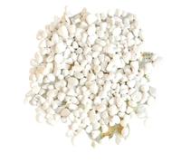 Fish Tank Stones 150g River Decorative Stone Marbles for Succulent Bonsai Fish Tank Aquarium No Vase Plant Home Decor White(2-3.1mm stone)