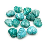 Fish Tank Stones 2pcs Stone Green Heart Quartz Crystals Healing Energy Palmstone DIY Home Room Garden Decoration