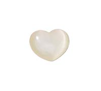 Fish Tank Stones 3pcs Crystal Rolling Stone Rainbow Color Heart Specimen Cymophane Aquarium Fish Tank Home Decor Mineral Specimen(White)