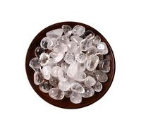 Fish Tank Stones, Natural White Crystal Tumbled Stones For Flower Pot Fish Tank Decoration 2-4cm 100G Pack