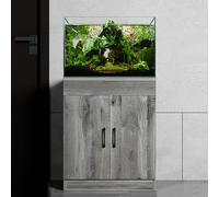 Fish Tank Table, Aquarium Cabinet, Reptile Tank Stand, 10-25 Gallon Terrarium Table, Breeder Tank Stand(60x35x75cm/24x14x30in)