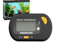 Fish Tank Temperature Monitor - Digital Terrarium Temperature Gauge Multipurpose Sensor Accurate Portable Device for Lizards Turtles Reptiles Aquarium Environment Control Easy Use Reliable Measurement