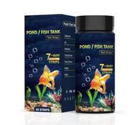 Fish Tank Test Strips | 7-Way Aquarium Testing Kit for Freshwater Saltwater - Pool Water Test Kit, Effective Water Tester Strips for Fish Tank Pool Tests