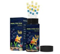 Fish Tank Test Strips | Aquarium Test Kit - Fish Tank Pond Strips Testing Ph, Alkalinity, Chlorine, Carbonate, Hardness