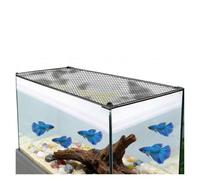 Fish Tank Top Cover/Anti-Jumping Net, Magnetic Aquarium Lid Fishes Cover Aquarium Lid Net To Protect Fish Jumping Out(35x35CM/13.78x13.78in)
