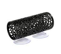 Fish Tank Tunnel - Fish Shrimp | Protection of the Betta Cave Fish with Suction, Small Hole Cave Betta Betta Rest for Small Fish, 10 x 4 cm/3.94 x 1.57 Inches
