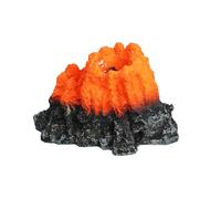 Fish Tanks Volcano Decoration With Air Stone Bubbler Aquariums Volcano Ornaments For Aquariums Hide Underwater Landscape