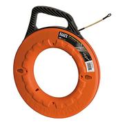 Fish Tape 30 m is Non-Conductive Fiberglass, Flexible for Conduit Measuring as Pull Line Klein Tools 56010