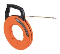 Fish Tape, Fiberglass Wire Puller with Spiral Steel Leader, Optimized Housing and Handle, 30.5 m Klein Tools 56351