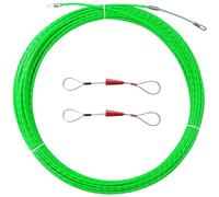 Fish Tape Wire Puller 33Ft 10M 4mm Pet Electrical Cable Puller Spiral Twisted Pull Tape for Pulling Wire Line, Cable