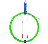 Fish Tape Wire Puller Through Wall Wire Threader Fish plus Fish Cable Fastener with Steel rope 49FT(15M)