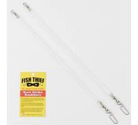 Fish Thief Diver Snubber Twin Pack, Clear, 10 Inches