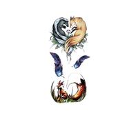 Fish Tiger Waterproof Temporary Tattoo Sticker Arm Tattoo For Girl Women Men(04)