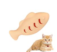 Fish Toy For Cats - 20cm Silicone Catnip Plush, Soft Bite Safe Design Catnip, Flexible Interactive Enrichment Toy, Boredom Relief Activity For Indoor Cats Chewing Playing Kittens Daily Exercise Fun