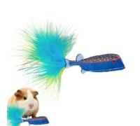 Fish Toy for Cats | Kitten Hunting Exercise Pet Products | Cats Exercise Feather Deep Sea Fish Felt Toys Interactive Teething Clawing Toys for Cats Rabbits Guinea Pigs Indoor Outdoor Play