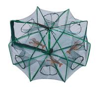 Fish Trap - Escape Proof Cage Foldable Catch Net - Durable Fishing Basket for River Lakes or Oceans, Easy to Use to Catch Crabs - Minnows and Other Small Water Creatures