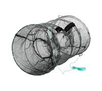 Fish Trap Folding Net - Portable Angling Bait Catch Tool, Durable Mesh Landing Trap System, Easy Setup Compact Storage Design, for Bass Trout Catfish Carp River Lake Shore