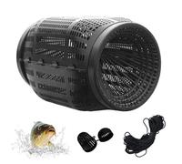 Fish Trap - Lightweight Bait Catcher Cage Net Durable Outdoor Tool | Folding Crab - Shrimp Turtle Eel Minnow Bass Pike Catfish Saltwater Freshwater Lake Pond River Stream Fishing A