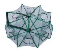 Fish Trap, Portable, Foldable, Escape Proof, Net, Rustproof, Lightweight | Casting net cage for catching in fresh water, from the kayak, at the pond and lake, for crabs and shrimps, when camping
