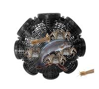 Fish Trap With Holes | Crab Cage Trap | Portable Catch Fishing Trap Cage | Breathable Plas-tic Crawdad Crawfish Trap | Detachable Fish Traps For Loach, Eel, Crab, Shrimp