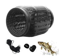 Fish Trap With Holes, Fishing Bait Trap, Portable Crayfish Traps, Turtle Traps For Ponds, Crawfish Crab Trap1, Lightweight Catch Cage Net With Rope, Fishing Accessories For Saltwater Freshwaters-35cm