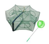 Fish Trap, ZffXH Portable Folding Fish Trap Fishing Bait Trap Foldable Crab Crayfish Fish Minnow Crawdad Shrimp Net Cast Umbrella