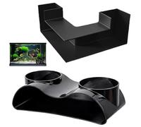 Fish Tunnel - Double-Entrance 360 Viewing,Aquarium Underground Cave Betta Tunnel,for Betta Shrimp Catfish Kuhli Loach Freshwater Saltwater Underground