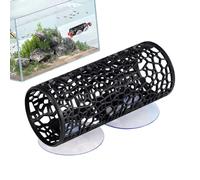 Fish Tunnel, Hollow Suction Small Safe Fish Tank Cave, Shrimp Shelter Aquarium Decor, for Aquatic Pets Cichlids Crayfish Home Dorm Apartment