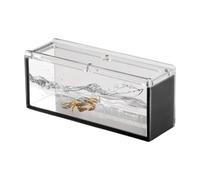 Fish Viewing Box, Acrylic Container with Scale, 6.5x2.76in Aquatic Isolation Breeder Case, Ideal for Crabs, Snails, Spiders, Observation and Breeding Aquatic Creatures