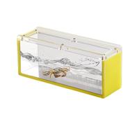 Fish Watching Case - 16.5x7x5cm Clear Acrylic Fishs Viewing Container With Scale, Portable Aquatic Pet Observation Box For Crabs Snails, High-Definition Mirror Design - For Indoor Outdoor Use