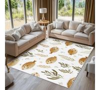 Fish Watercolor Rugs Living Room Cartoon Fish Area Rugs for Bedroom 100 x 150, Printed Anti Slip Washable Short Pile Carpet for Kitchen Home Decor C-N3