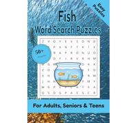 Fish Word Search Puzzle: 50+ Puzzles Word Search Easy to Read about Fish and More | 6x9 inches, 110 pages | Gift for Fish & Ocean Lover