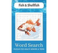 Fish Word Search Puzzle Book: Word Searches with Easy to Read Print about Types of fish, Ocean words, Sea Life words and More. and More | 6x9 inches, ... Gift for Vacations, Holidays and Free Times