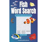 Fish Word Search: Relaxing and Entertaining Word Puzzles to Improve Vocabulary and Memory
