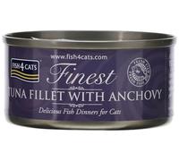 Fish4cats Can Tuna Fillet With Anchovy 70gPack of 10