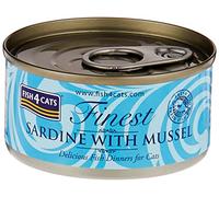 Fish4Cats Cans Sardine with Mussel 70g x 10