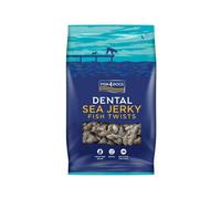 Fish4Dogs Dental Sea Jerky Twists, Fish, 100 g